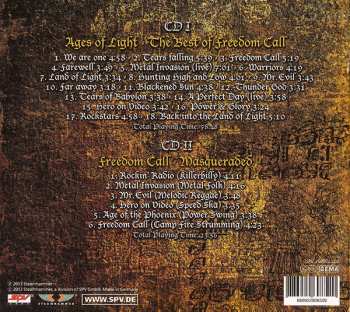 2CD Freedom Call: Ages Of Light (1998 - 2013) DIGI