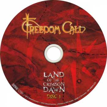 2CD Freedom Call: Land Of The Crimson Dawn LTD | DIGI