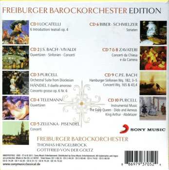 10CD/Set di cofanetti Johann Sebastian Bach: Freiburger Barockorchester Edition