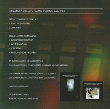 2CD Maurizio Bianchi: Chaotische Fraktale + Letzte Technologie