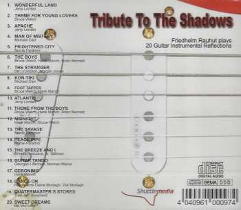 CD Friedhelm Rauhut: Tribute To The Shadows - Friedhelm Rauhut Plays 20 Guitar Instrumental Reflections