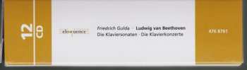 12CD/Set di cofanetti Ludwig van Beethoven: Klaviersonaten Nr. 1–32 (Gesamtaufnahme), Klavierkonzerte Nr. 1–5 LTD