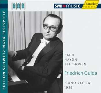 CD Johann Sebastian Bach: Piano Recital 1959