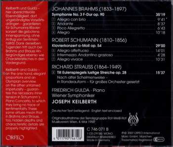 CD Friedrich Gulda: Brahms /Schumann- Gulda/Keilberth