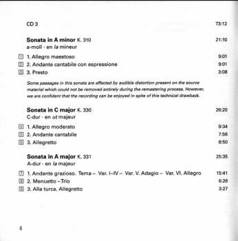 6CD/Set di cofanetti Wolfgang Amadeus Mozart: The Complete Gulda Mozart Tapes