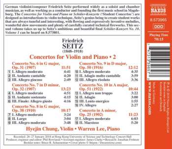 CD Hyejin Chung: Concertos For Violin And Piano Nos. 6-10 and Op. 25