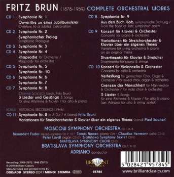 11CD/Set di cofanetti Bratislava Symphony Orchestra: Complete Orchestral Works