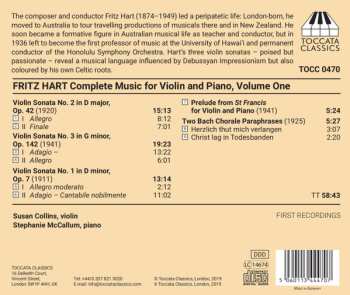 CD Stephanie McCallum: Complete Music For Violin And Piano, Volume One