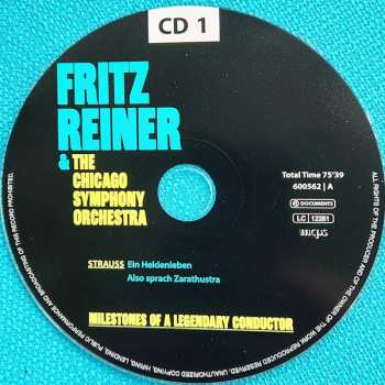 10CD/Set di cofanetti Fritz Reiner: Fritz Reiner & The Chicago Symphony Orchestra: Milestones Of A Legendary Conductor