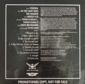 CD Funeral: As The Light Does The Shadow