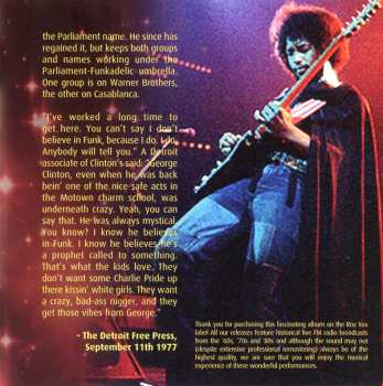 CD Funkadelic: Detroit 1977