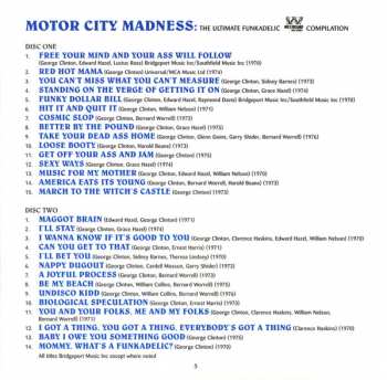 2CD Funkadelic: Motor City Madness - The Ultimate Funkadelic Westbound Compilation