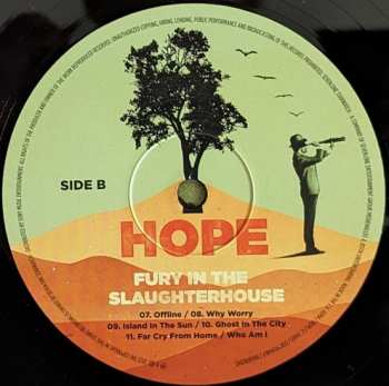 LP Fury In The Slaughterhouse: Hope LTD