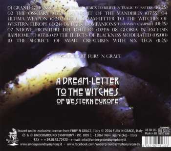 CD Fury N Grace: A Dream-Letter To The Witches Of Western Europe DIGI