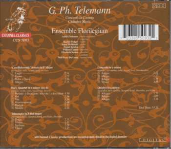 CD Georg Philipp Telemann: Concerti da Camera