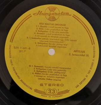 2LP/Set di cofanetti Gábor Lehotka: Old Hungarian Organs