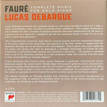 4CD/Set di cofanetti Gabriel Fauré: Complete Music For Solo Piano