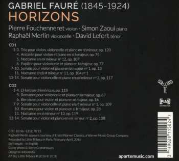 2CD Gabriel Fauré: Horizons