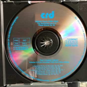 CD Gabriel Fauré: The Nocturnes Nos 8-13 Pièces Brèves Op 84