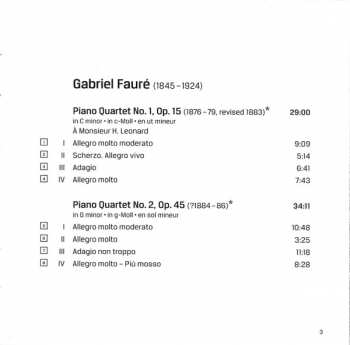 CD Kathryn Stott: Piano Quartets · Nocturne No.4