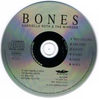 CD Gabrielle Roth & The Mirrors: Bones
