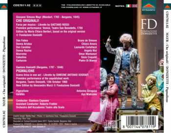 2CD Gaetano Donizetti: Che originali ! - Pigmalione