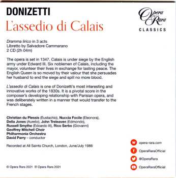7CD/Set di cofanetti Gaetano Donizetti: Il Diluvio Universale / Ugo Conte Di Parigi / L'Assedio Di Calais (Three Complete Operas) LTD