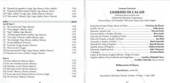 7CD/Set di cofanetti Gaetano Donizetti: Il Diluvio Universale / Ugo Conte Di Parigi / L'Assedio Di Calais (Three Complete Operas) LTD
