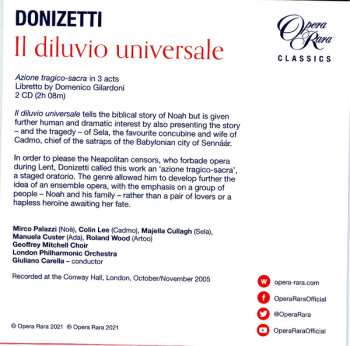 7CD/Set di cofanetti Gaetano Donizetti: Il Diluvio Universale / Ugo Conte Di Parigi / L'Assedio Di Calais (Three Complete Operas) LTD