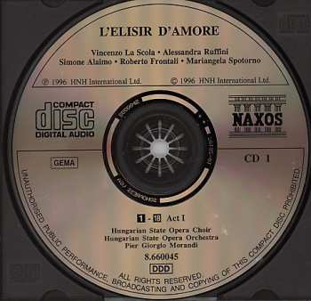 2CD Gaetano Donizetti: L'Elisir D'Amore