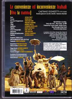 DVD Gaetano Donizetti: Le Convenienze Ed Inconvenienze Teatrali (Viva La Mamma)