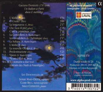 CD Gaetano Donizetti: Un Italien À Paris - Duos & Mélodies