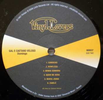 LP Caetano Veloso: Domingo