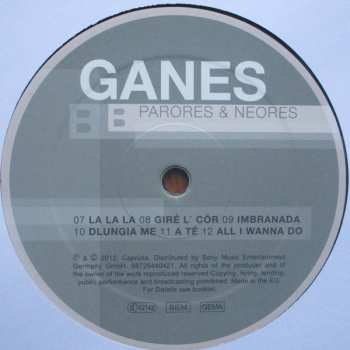 LP/CD Ganes: Parores & Neores