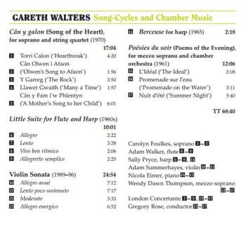 CD Gareth Walters: Songs Of The Heart (Song-Cycles And Chamber Music)