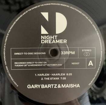 LP Maisha: Night Dreamer Direct-to-Disc Sessions 