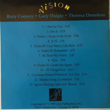 CD Rory Cooney: Vision