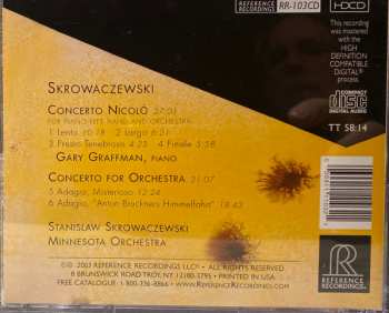CD Minnesota Orchestra: Concerto Nicolo  / Concerto For Orchestra