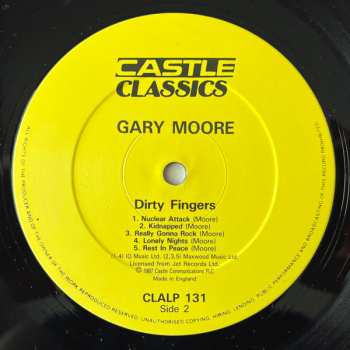 LP Gary Moore: Dirty Fingers