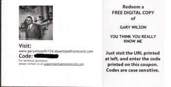 LP Gary Wilson: You Think You Really Know Me