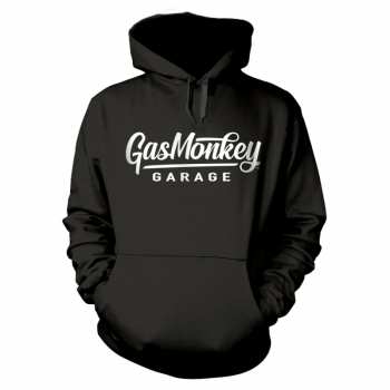 Merch Gas Monkey Garage: Felpa con cappuccio Large Script