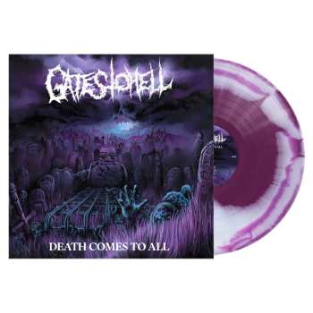 LP Gates To Hell: Death Comes To All (purple/white Swirl Vinyl)
