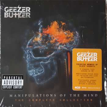 4CD/Set di cofanetti Geezer Butler: Manipulations Of The Mind (The Complete Collection)