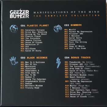 4CD/Set di cofanetti Geezer Butler: Manipulations Of The Mind (The Complete Collection)