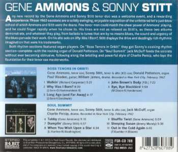 CD Sonny Stitt: Boss Tenors In Orbit! / Soul Summit