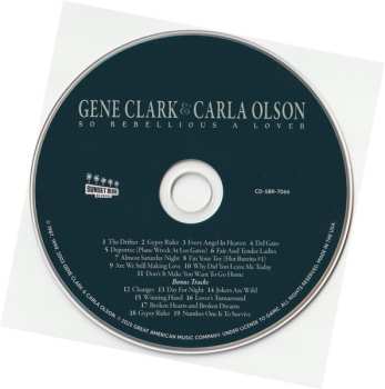 CD Gene Clark: So Rebellious A Lover