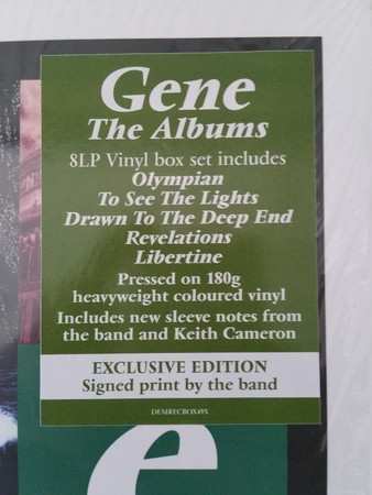 8LP/Set di cofanetti Gene: The Albums LTD | CLR