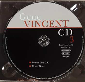 3CD Gene Vincent: Gene Vincent - 3 CD Collection / 6 Original Albums