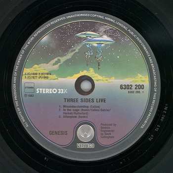 2LP Genesis: Three Sides Live