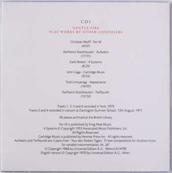 3CD/Set di cofanetti Gentle Fire: Explorations (1970 - 1973) NUM